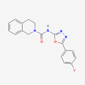 molecular formula C18H15FN4O2 B2572724 MBX-4132 