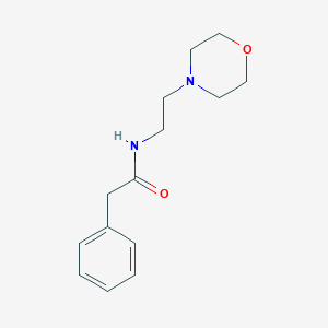 molecular formula C14H20N2O2 B257275 N-[2-(morpholin-4-yl)ethyl]-2-phenylacetamide 