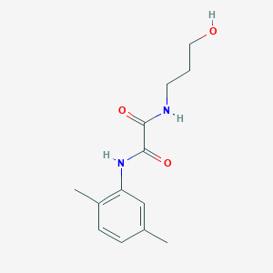 B2572785 N'-(2,5-dimethylphenyl)-N-(3-hydroxypropyl)oxamide CAS No. 330593-39-0