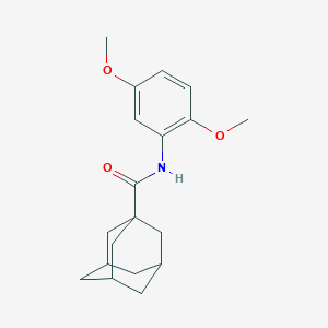 molecular formula C19H25NO3 B257289 N-(2,5-dimethoxyphenyl)-1-adamantanecarboxamide 