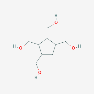 molecular formula C9H18O4 B025729 1,2,3,4-Cyclopentanetetramethanol CAS No. 19690-68-7