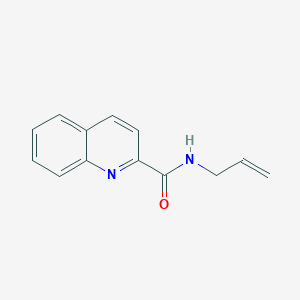 molecular formula C13H12N2O B2572921 N-(prop-2-en-1-yl)quinoline-2-carboxamide CAS No. 571917-78-7