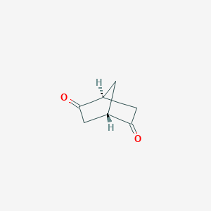 molecular formula C7H8O2 B2573116 (1S,4S)-Bicyclo[2.2.1]heptane-2,5-dione CAS No. 145092-68-8