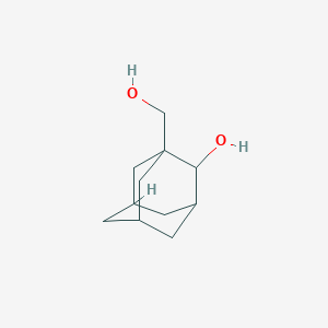 molecular formula C11H18O2 B2573128 1-(Hydroxymethyl)adamantan-2-ol CAS No. 59182-38-6