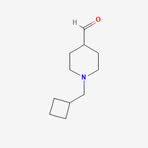 1-(Cyclobutylmethyl)piperidine-4-carbaldehyde