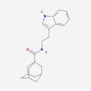 molecular formula C21H26N2O B257327 N-[2-(1H-indol-3-yl)ethyl]adamantane-1-carboxamide 