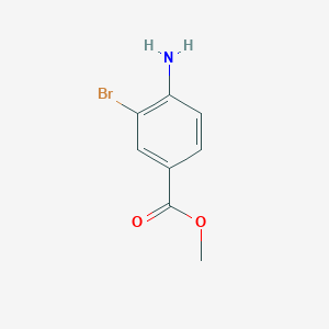 molecular formula C8H8BrNO2 B025733 Methyl 4-amino-3-bromobenzoate CAS No. 106896-49-5