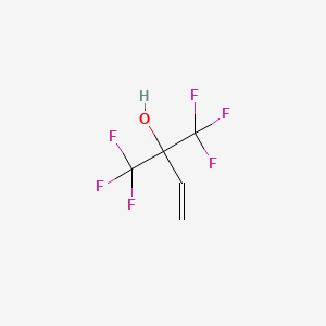 molecular formula C5H4F6O B2573311 2-VINYLHEXAFLUOROISOPROPANOL CAS No. 19701-19-0