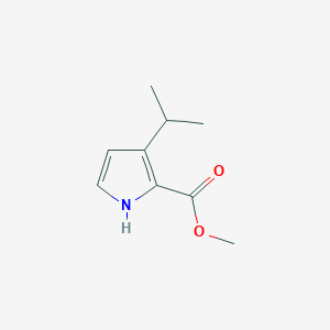molecular formula C9H13NO2 B2573536 methyl 3-propan-2-yl-1H-pyrrole-2-carboxylate CAS No. 1361939-11-8
