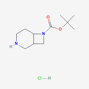 B2573638 Tert-butyl 3,7-diazabicyclo[4.2.0]octane-7-carboxylate hydrochloride CAS No. 2227107-91-5