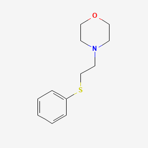 molecular formula C12H17NOS B2573769 4-[2-(Phenylsulfanyl)ethyl]morpholine CAS No. 364739-42-4