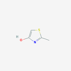 molecular formula C4H5NOS B025738 2-Methylthiazol-4-ol CAS No. 101256-98-8