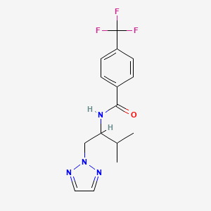 N-(3-methyl-1-(2H-1,2,3-triazol-2-yl)butan-2-yl)-4-(trifluoromethyl)benzamide