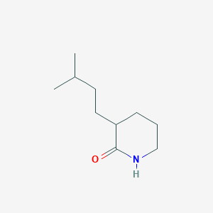 3-(3-Methylbutyl)piperidin-2-one