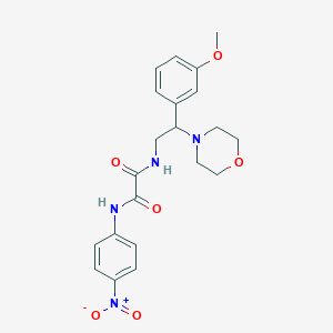 N1-(2-(3-methoxyphenyl)-2-morpholinoethyl)-N2-(4-nitrophenyl)oxalamide