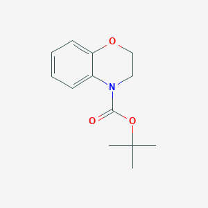 molecular formula C13H17NO3 B2574039 Tert-butyl 2,3-dihydro-1,4-benzoxazine-4-carboxylate CAS No. 212180-23-9