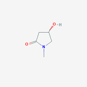 molecular formula C5H9NO2 B2574102 (4S)-4-hydroxy-1-methylpyrrolidin-2-one CAS No. 141629-21-2