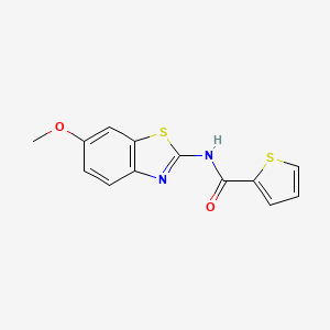 N-(6-methoxy-1,3-benzothiazol-2-yl)thiophene-2-carboxamide