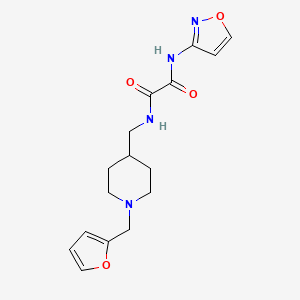 N1-((1-(furan-2-ylmethyl)piperidin-4-yl)methyl)-N2-(isoxazol-3-yl)oxalamide