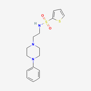 N-(2-(4-phenylpiperazin-1-yl)ethyl)thiophene-2-sulfonamide