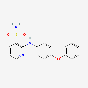 2-[(4-Phenoxyphenyl)amino]pyridine-3-sulfonamide