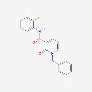 molecular formula C22H22N2O2 B2574245 N-(2,3-dimethylphenyl)-1-[(3-methylphenyl)methyl]-2-oxo-1,2-dihydropyridine-3-carboxamide CAS No. 946248-17-5