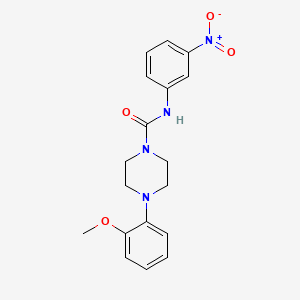 4-(2-methoxyphenyl)-N-(3-nitrophenyl)piperazine-1-carboxamide