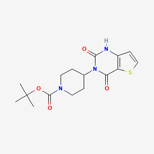 molecular formula C16H21N3O4S B2574276 carboxylic Acid tert-Butyl Ester CAS No. 1284548-18-0