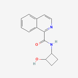 B2574298 N-(2-hydroxycyclobutyl)isoquinoline-1-carboxamide CAS No. 2201777-84-4
