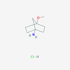 4-Methoxybicyclo[2.2.1]heptan-1-amine;hydrochloride