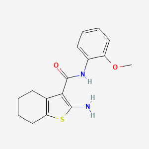 2-amino-N-(2-methoxyphenyl)-4,5,6,7-tetrahydro-1-benzothiophene-3-carboxamide