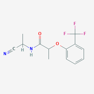 N-(1-cyanoethyl)-2-[2-(trifluoromethyl)phenoxy]propanamide