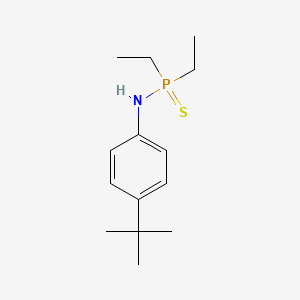 [4-(Tert-butyl)anilino](diethyl)thioxophosphorane