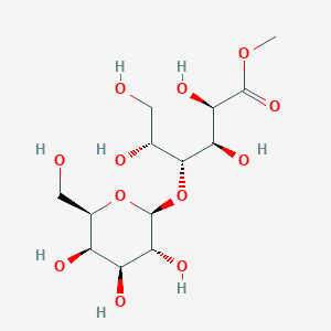 Methyl (2R,3R,4R,5R)-2,3,5,6-tetrahydroxy-4-{[(2S,3R,4S,5R,6R)-3,4,5-trihydroxy-6-(hydroxymethyl)oxan-2-YL]oxy}hexanoate