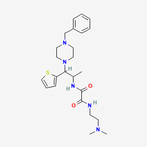 N-[2-(4-benzylpiperazin-1-yl)-1-methyl-2-thien-2-ylethyl]-N'-[2-(dimethylamino)ethyl]ethanediamide