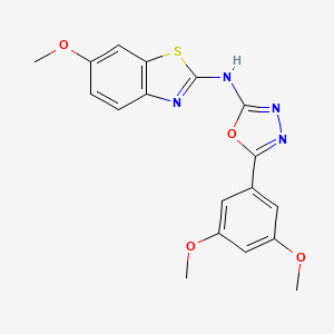 5-(3,5-dimethoxyphenyl)-N-(6-methoxybenzo[d]thiazol-2-yl)-1,3,4-oxadiazol-2-amine