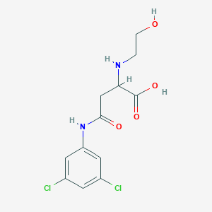 4-((3,5-Dichlorophenyl)amino)-2-((2-hydroxyethyl)amino)-4-oxobutanoic acid