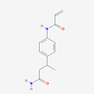 3-[4-(Prop-2-enoylamino)phenyl]butanamide