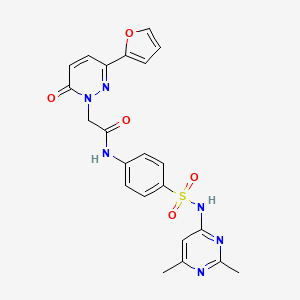 N-(4-(N-(2,6-dimethylpyrimidin-4-yl)sulfamoyl)phenyl)-2-(3-(furan-2-yl)-6-oxopyridazin-1(6H)-yl)acetamide