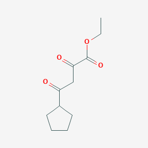 molecular formula C11H16O4 B2574627 ethyl 4-cyclopentyl-2,4-dioxobutanoate CAS No. 1033443-97-8