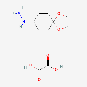 B2574915 1,4-Dioxaspiro[4.5]decan-8-ylhydrazine oxalate CAS No. 2044871-41-0