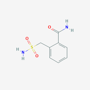 molecular formula C8H10N2O3S B2574923 2-(Sulfamoylmethyl)benzamide CAS No. 27349-57-1