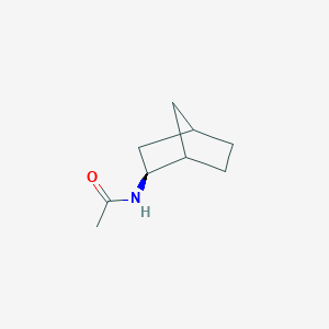 molecular formula C9H15NO B2575137 N-[(2S)-bicyclo[2.2.1]heptan-2-yl]acetamide CAS No. 1822297-06-2