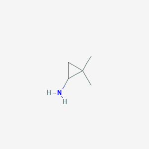 molecular formula C5H11N B2575238 2,2-Dimethylcyclopropan-1-amine CAS No. 73434-10-3