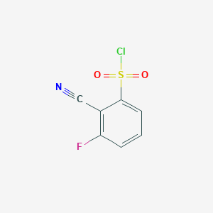 2-Cyano-3-fluorobenzene-1-sulfonyl chloride