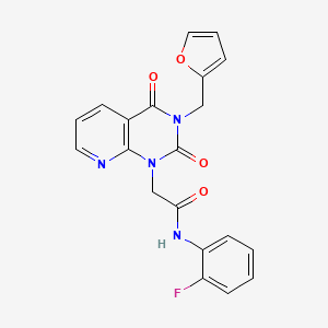 N-(2-fluorophenyl)-2-[3-(2-furylmethyl)-2,4-dioxo-3,4-dihydropyrido[2,3-d]pyrimidin-1(2H)-yl]acetamide