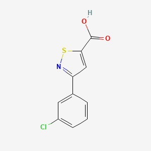 3-(3-Chlorophenyl)-1,2-thiazole-5-carboxylic acid