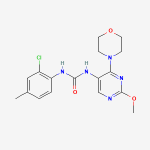 1-(2-Chloro-4-methylphenyl)-3-(2-methoxy-4-morpholinopyrimidin-5-yl)urea