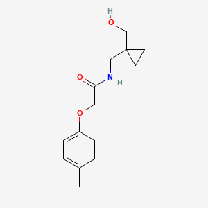 molecular formula C14H19NO3 B2575464 N-((1-(hydroxymethyl)cyclopropyl)methyl)-2-(p-tolyloxy)acetamide CAS No. 1251584-06-1