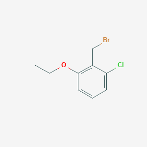 molecular formula C9H10BrClO B2575468 2-(Bromomethyl)-1-chloro-3-ethoxybenzene CAS No. 329980-82-7